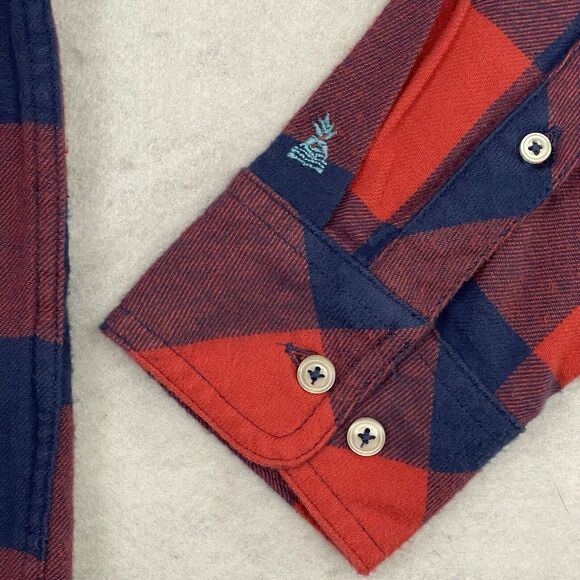 Chubbies Slumberjack Red Navy Plaid Flannel M NWT - Picture 10 of 15